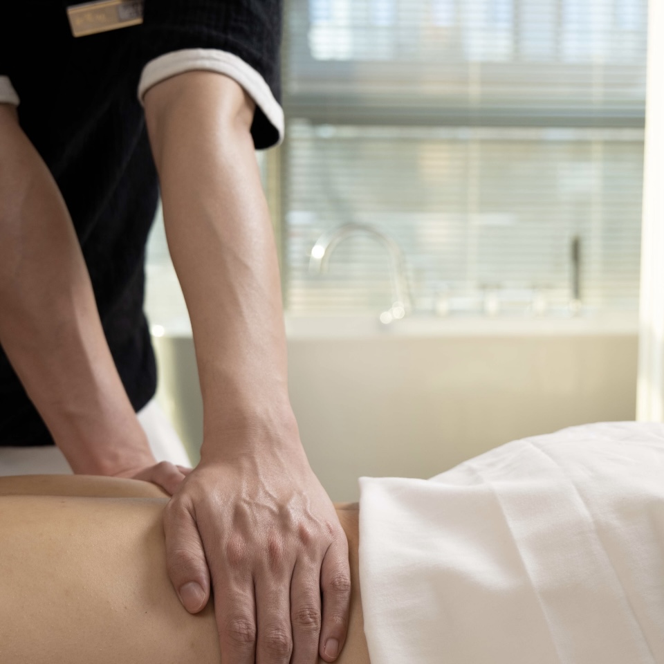 Chinese Massage illustration for the Belgrade studio