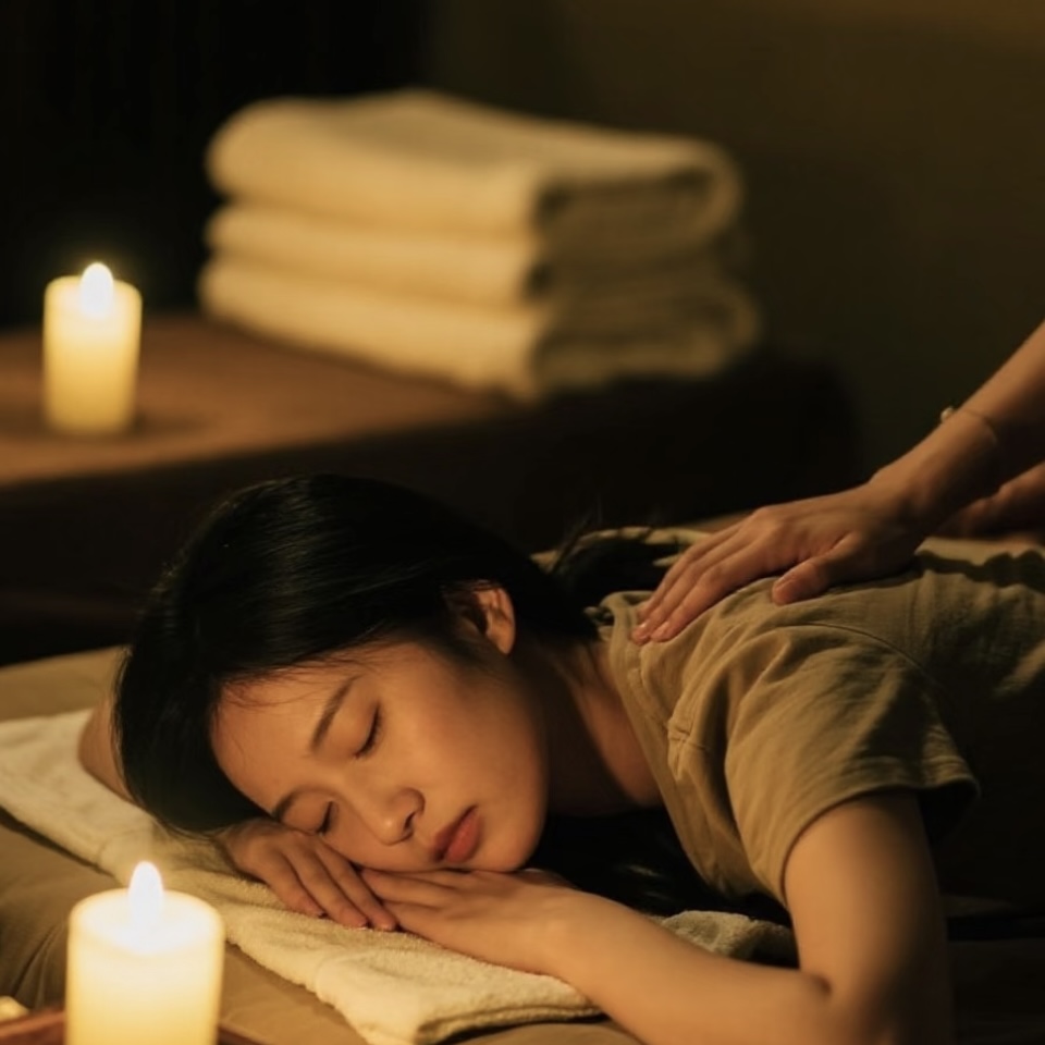 Chinese & Thai Combination Massage (with Aromatic Oil) illustration for the Belgrade studio